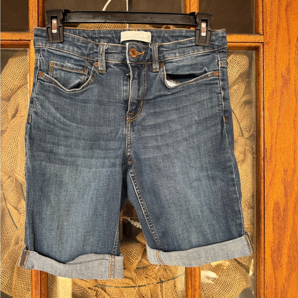 Classic Blue Denim Shorts